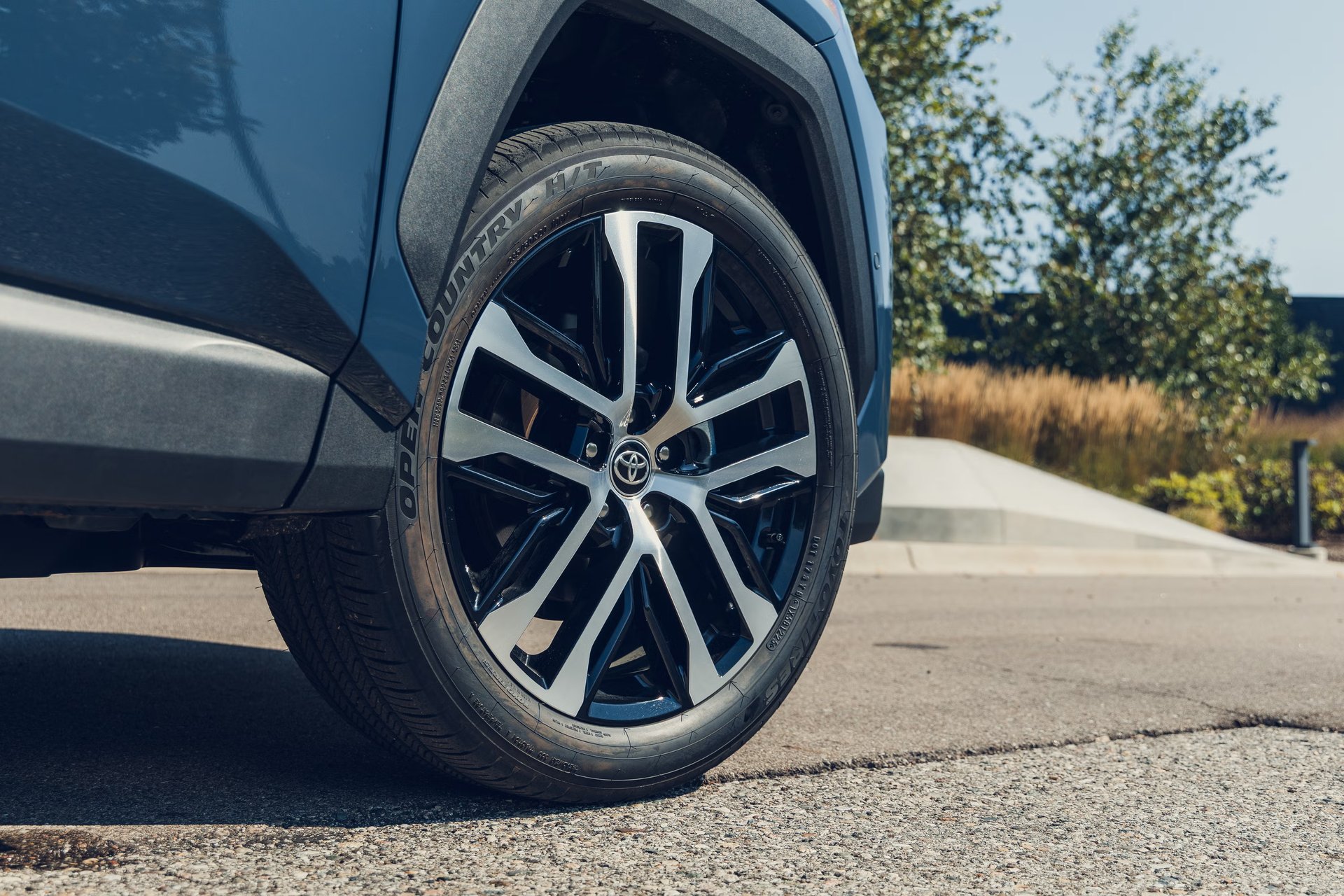Detail van een premium velg